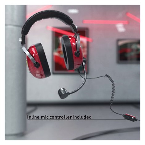 Thrustmaster | Gaming Headset | DTS T Racing Scuderia Ferrari Edition | Wired | Over-Ear | Red/Black - 3